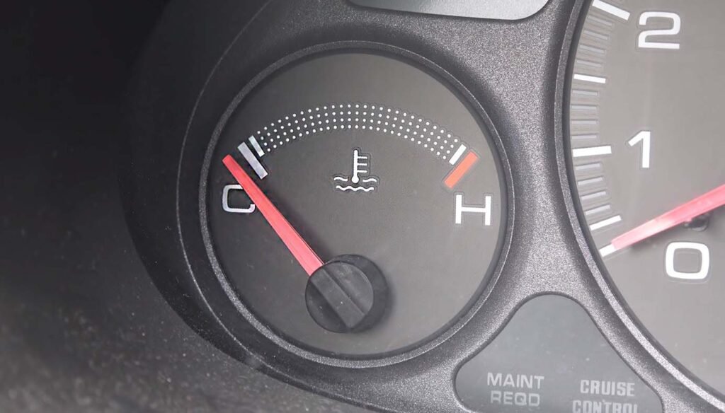 Car temperature meter